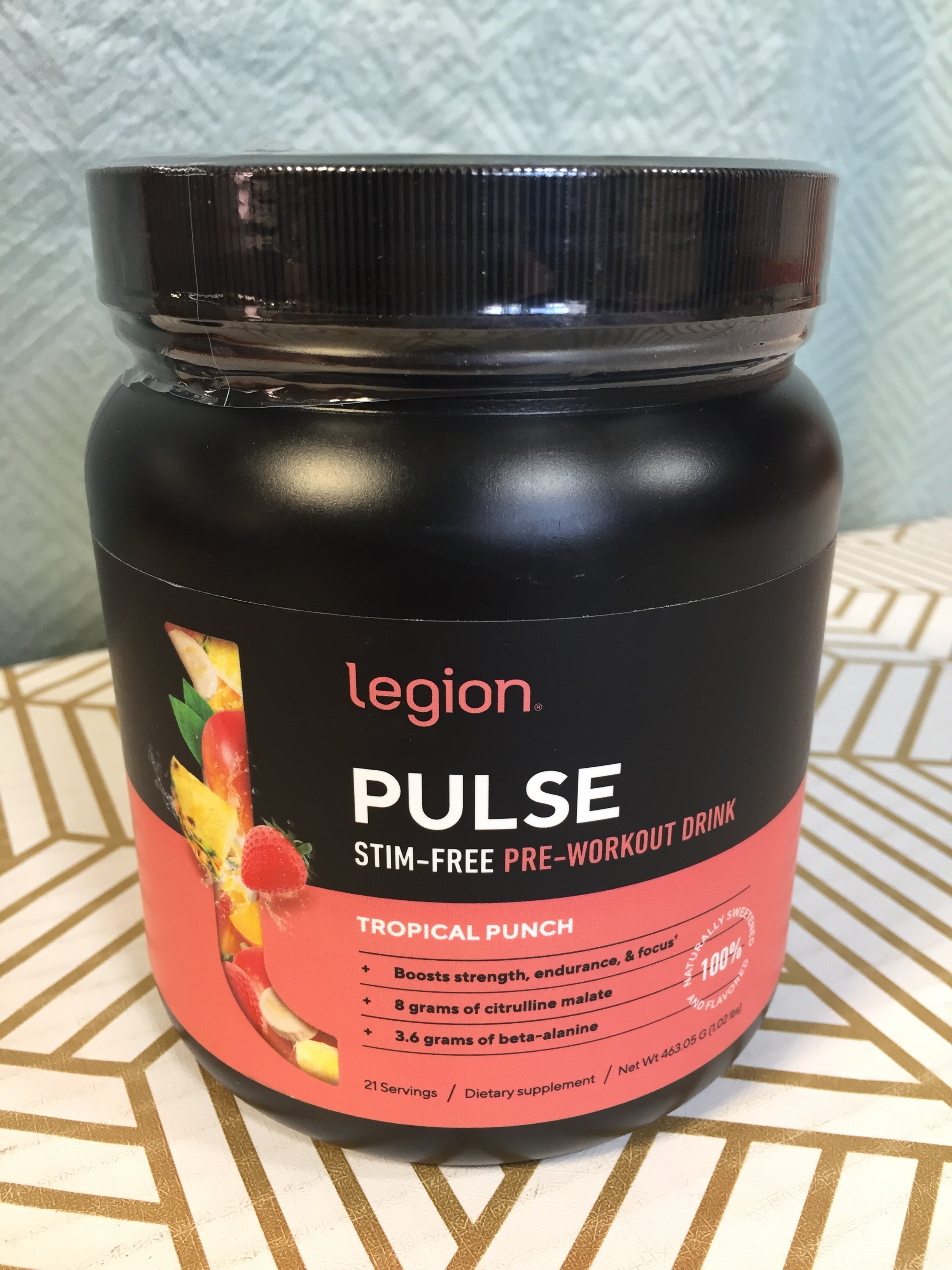 Legion Pulse Pre-Workout Supplement - Tropical Punch - 21 Servings - 08/2023 (7734974709998)